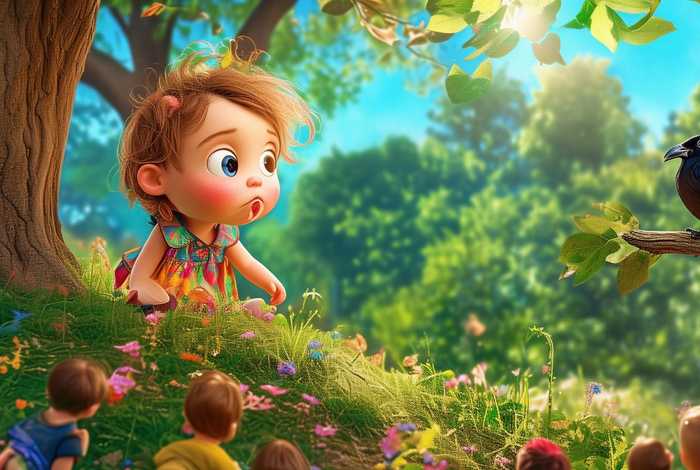 儿童讲故事视频3分钟乌鸦喝水 幼儿讲乌鸦喝水故事视频