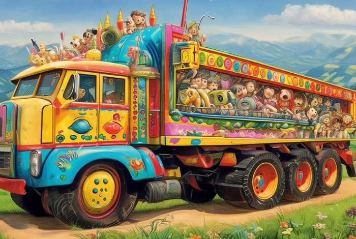 大卡车故事儿童版 大卡车的故事文字版