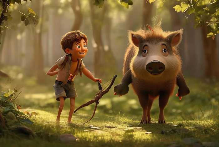 儿童野猪故事 - 野猪故事寓意