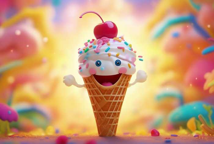 冰淇淋的绘本故事 冰淇淋的绘本故事图片