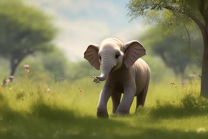 大象的儿童短篇故事 - 幼儿大象的故事