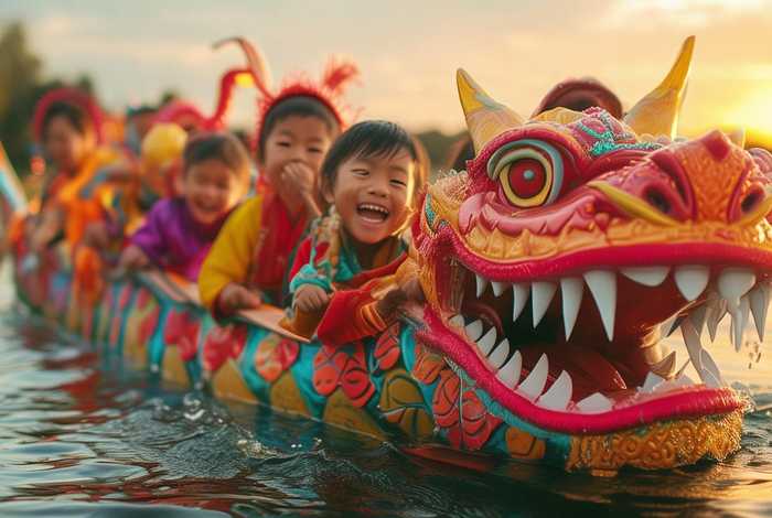 儿童龙舟睡前故事、幼儿园龙舟故事