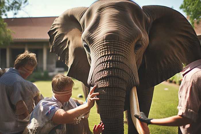 成语故事盲人摸象的故事（盲人摸象的成语故事视频）