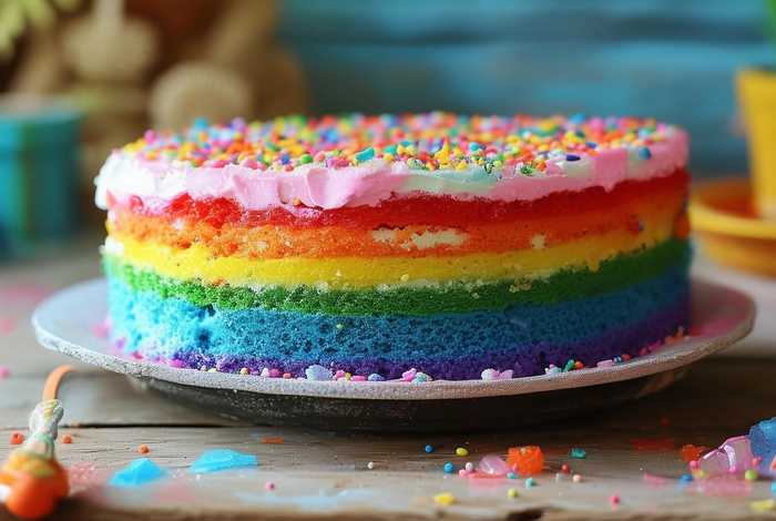 彩虹蛋糕故事绘本图片（彩虹蛋糕故事绘本图片简单）