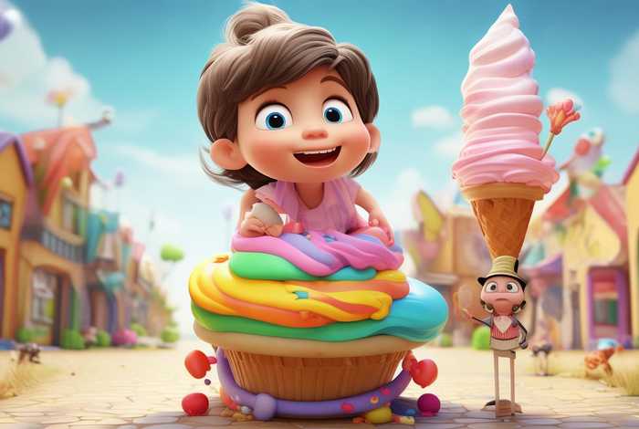冰激凌儿童故事绘本（冰激凌的故事绘本）