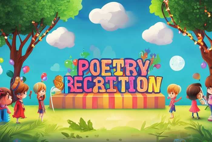 儿童诗朗诵比赛背景图 - 幼儿诗歌朗诵比赛背景图
