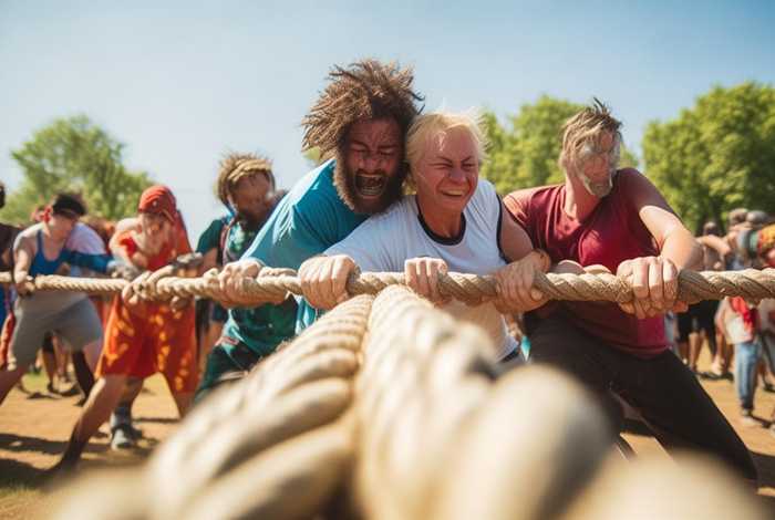 拔河的小故事 - 拔河比赛的小故事
