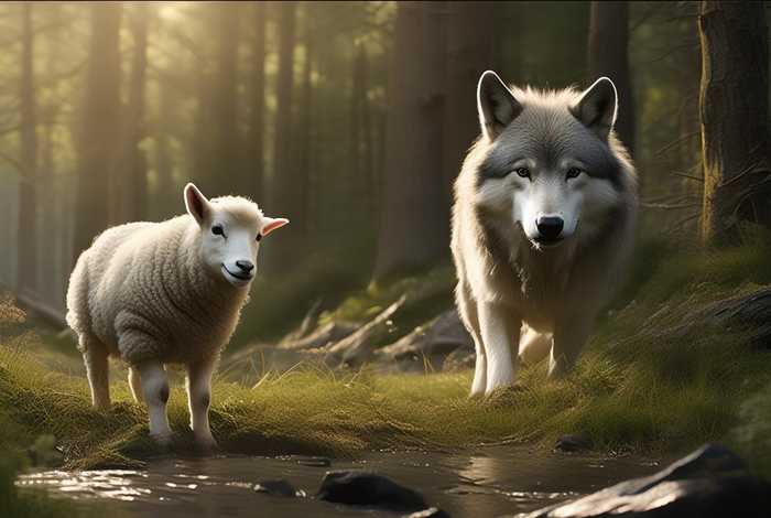 播放大灰狼与小羊的故事 播放大灰狼与小羊的故事作文