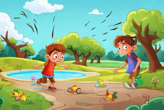 地震故事儿童动画，地震视频少儿动画