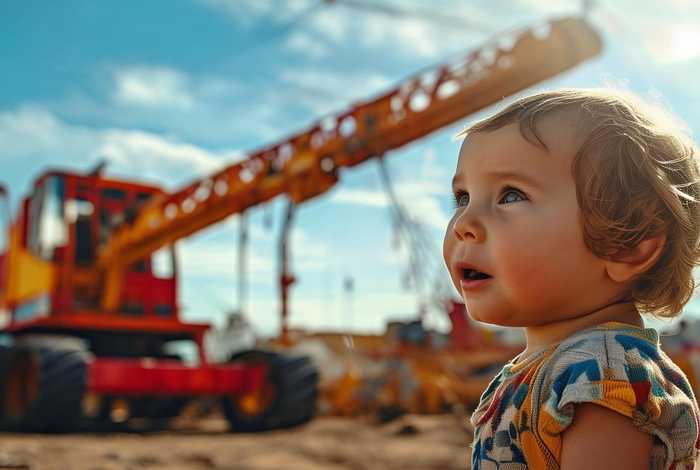 吊车儿童绘本故事，吊车的绘本故事