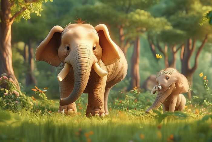 大象巴巴和小象巴豆的故事 大象巴巴和小象巴豆的故事作文