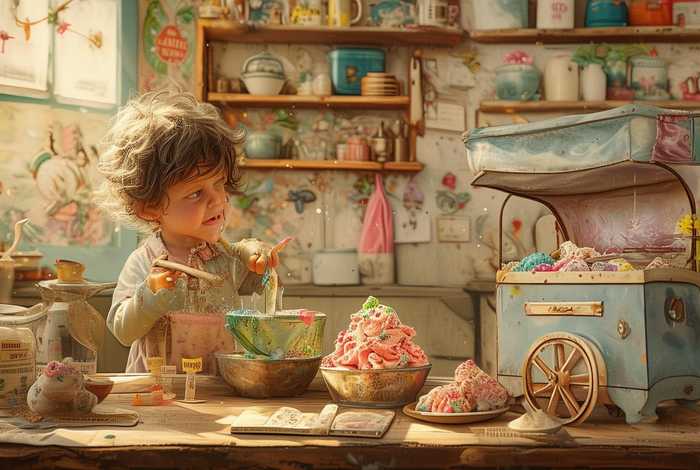 冰淇淋由来儿童故事、冰淇淋的由来故事