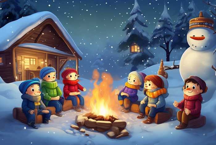 冬天的故事儿童歌曲视频、《冬天的故事》儿歌