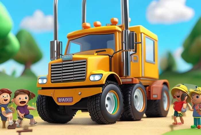 大货车儿童益智动画（儿童动画片大货车节目）