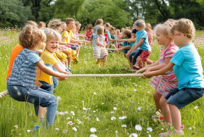 拔河的童谣；拔河童谣儿歌