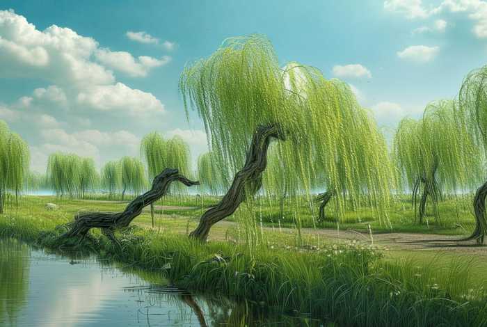 岸边的柳树十分有趣、岸边的柳树十分有趣英语 岸边的柳树十分有趣、岸边的柳树十分有趣英语