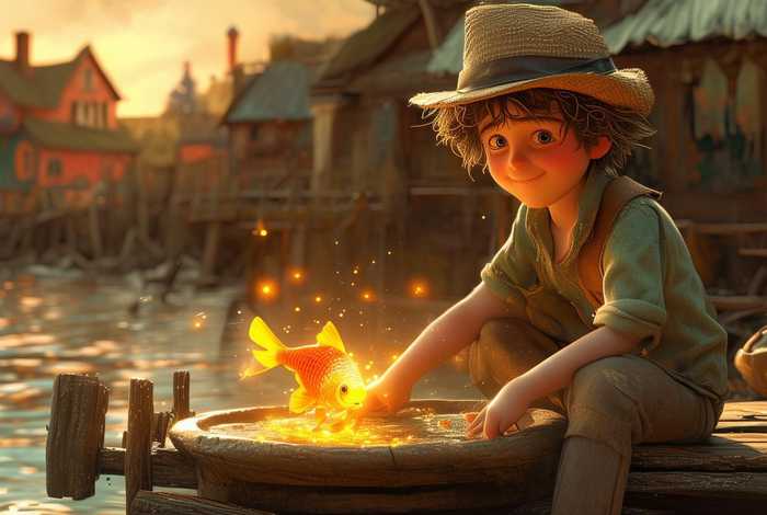 儿童讲故事渔夫和金鱼的故事、少儿故事渔夫和金鱼的故事 儿童讲故事渔夫和金鱼的故事、少儿故事渔夫和金鱼的故事