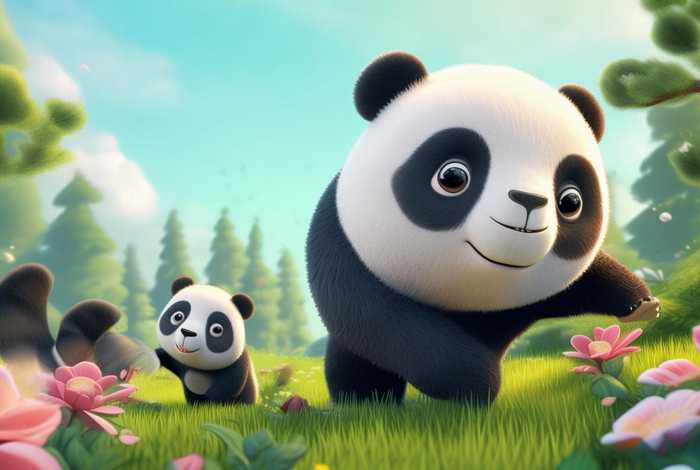 大熊猫儿童故事版、大熊猫幼儿故事