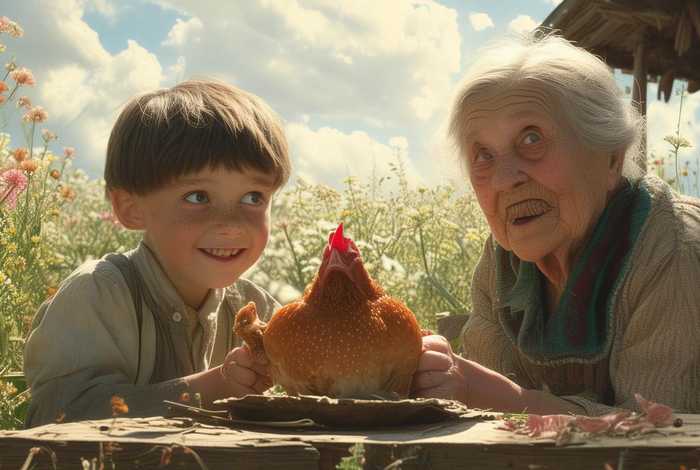 半只鸡民间故事；半只鸡的民间故事