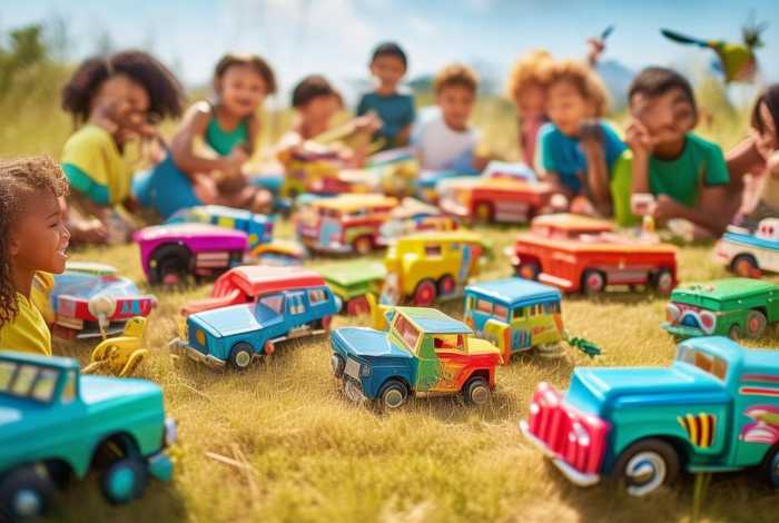 儿童颜色车、儿童汽车涂颜色