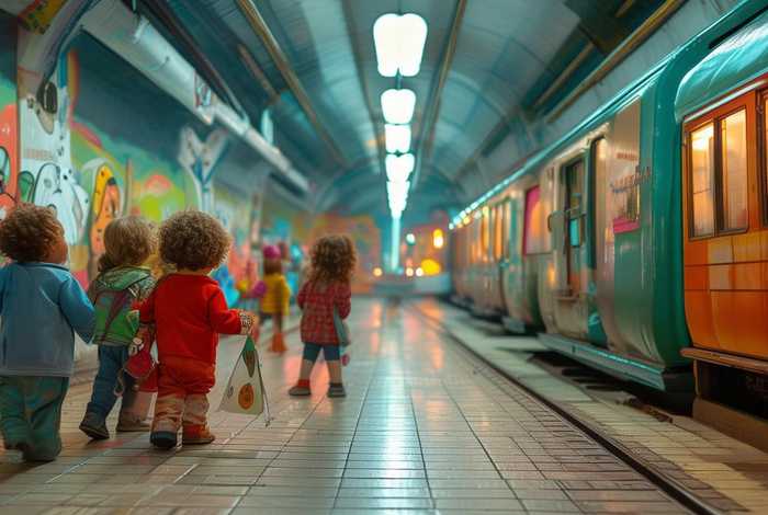 地铁故事儿童启蒙版，有关地铁的幼儿故事
