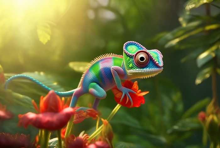 变色龙宝宝故事 变色龙宝宝故事图片