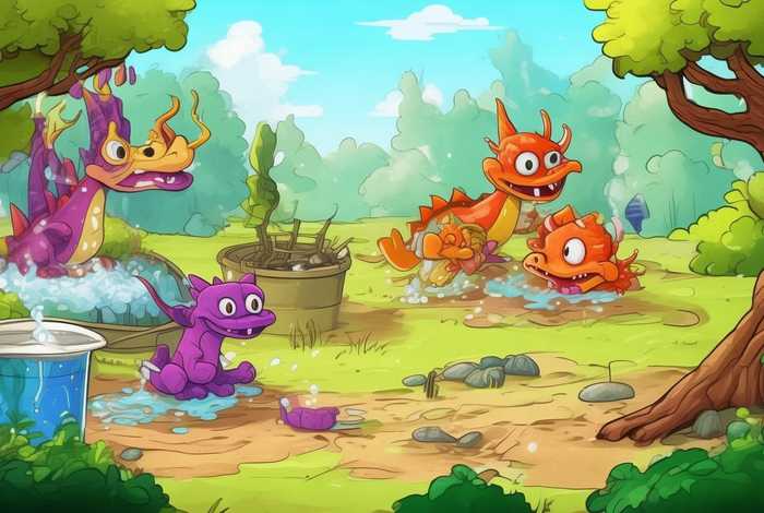 恶龙的故事儿童版，幼儿故事恶龙们的麻烦