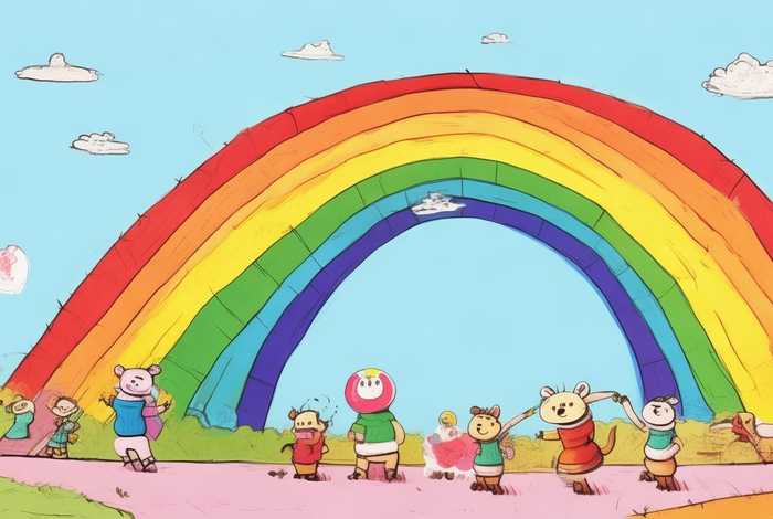 彩虹故事绘本图片 - 彩虹故事绘本图片简笔画 彩虹故事绘本图片 - 彩虹故事绘本图片简笔画