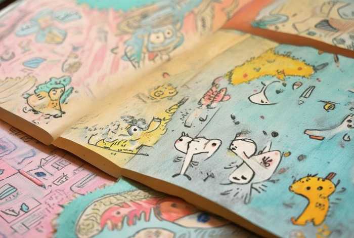 彩铅绘本故事简笔画，彩铅绘本故事简笔画怎么画