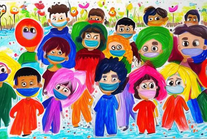 儿童防疫简笔画(防疫儿童画简笔画) 儿童防疫简笔画(防疫儿童画简笔画)