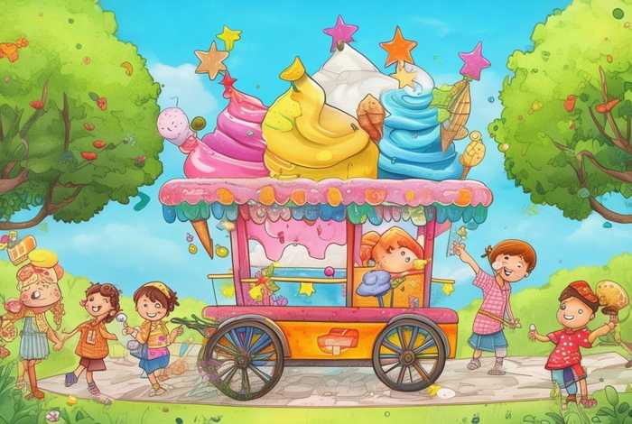 冰激凌故事绘本、冰激凌的故事绘本