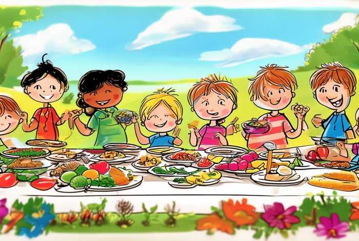 儿童饮食健康故事；关于健康饮食的故事的儿歌