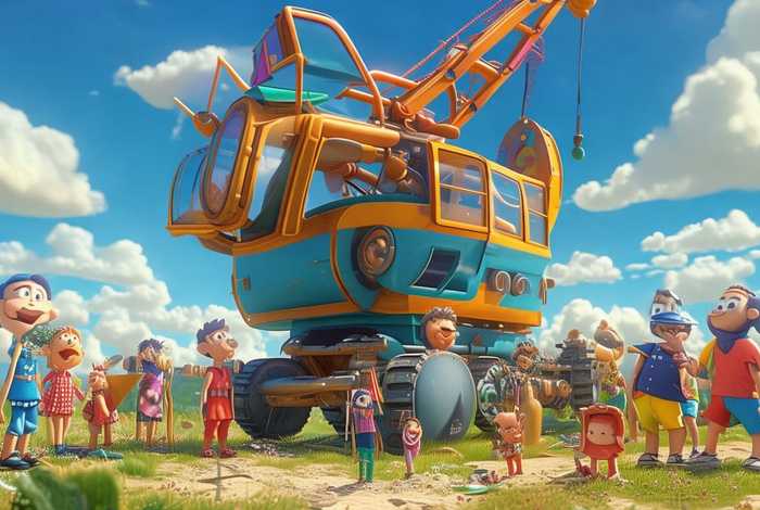 吊车儿童动画片视频 - 吊车动画片大全儿童动画片