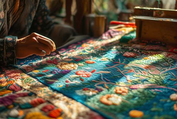 刺绣的故事 - 刺绣的故事英文版