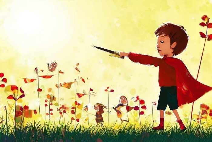 儿童革命小英雄 - 革命小英雄儿童画