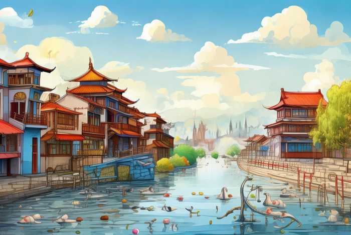 大运河儿童简笔画（大运河儿童简笔画图片）