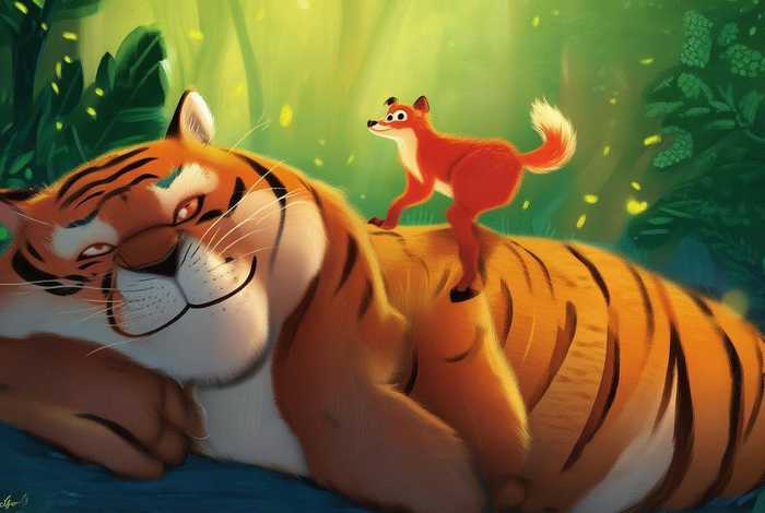 儿童讲狐假虎威的故事（幼儿讲狐假虎威的故事）