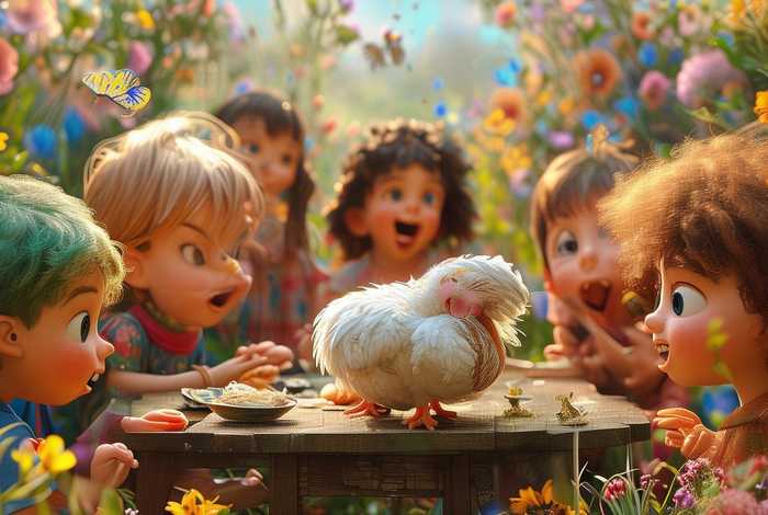 半只鸡故事儿童 - 幼儿故事半只鸡