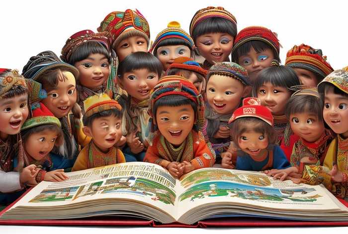 儿童讲民族故事书3-6岁简短，幼儿园小朋友56个民族故事