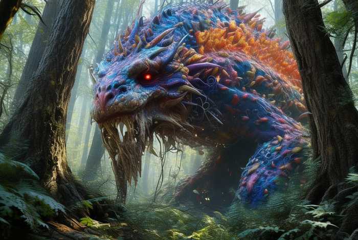 大怪物的故事文字（大怪物的故事文字图片）