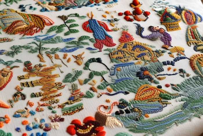 刺绣绘本故事、刺绣绘本故事大全