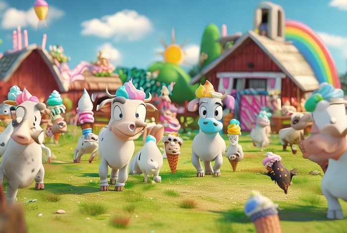 冰淇淋农场动画片；冰淇淋农场动画片视频