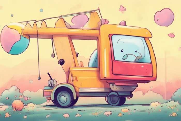吊车的故事3-6岁幼儿睡前故事；吊车的故事3-6岁幼儿睡前故事图片