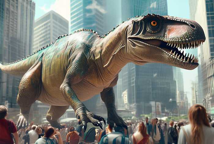城里来了大恐龙故事续编（城里来了大恐龙故事续编400字）