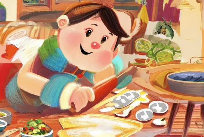 包饺子的儿童绘本故事；包饺子绘本故事带图片