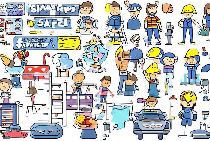 安全简笔漫画图片大全（安全简笔漫画图片大全大图）