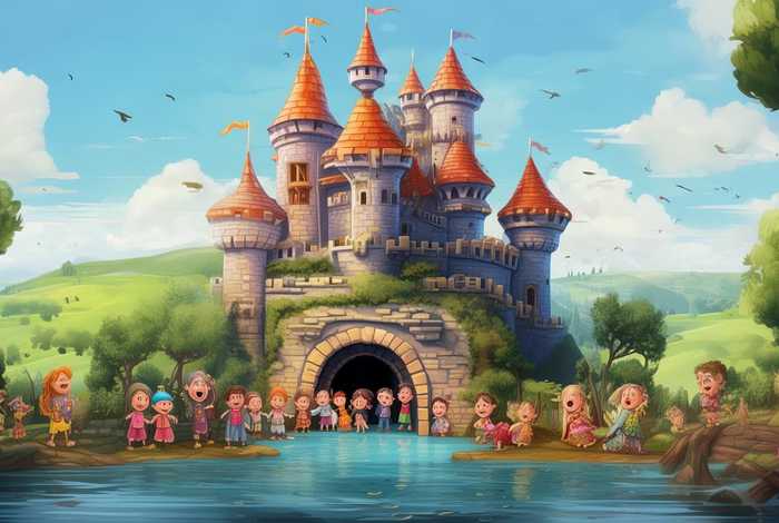 城堡编故事；城堡编故事二年级