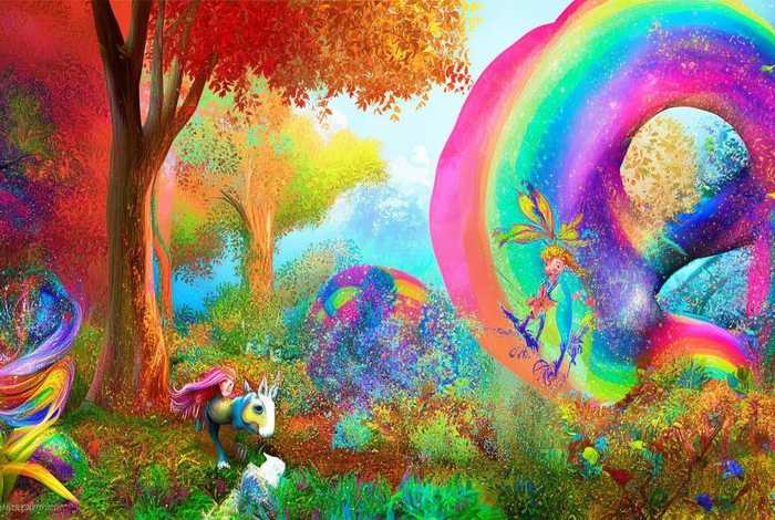 彩色儿童故事王国、色彩王国的小故事