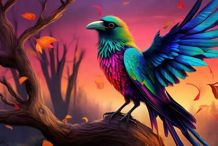 彩色的乌鸦故事;彩色的乌鸦绘本故事内容概括 彩色的乌鸦故事;彩色的乌鸦绘本故事内容概括