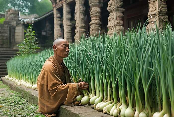 大葱的故事，大葱的故事佛教